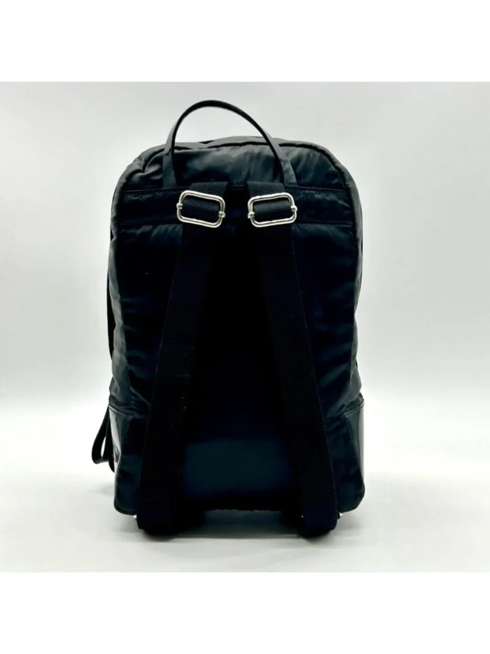 Furla Black Nylon Mini Backpack